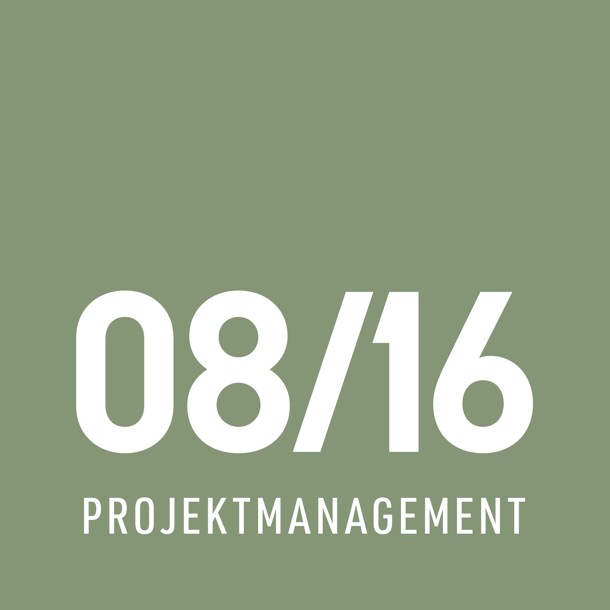08/16 PROJEKTMANAGEMENT GMBH Logo